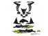 ΚΟΥΣΤΟΥΜΙ ΠΛΗΡΕΣ ΣΕΤ ΠΛΑΣΤΙΚΑ SYM VF 185 (EURO 4-5) (VR46 SPECIAL EDITION) (RAPIDO)