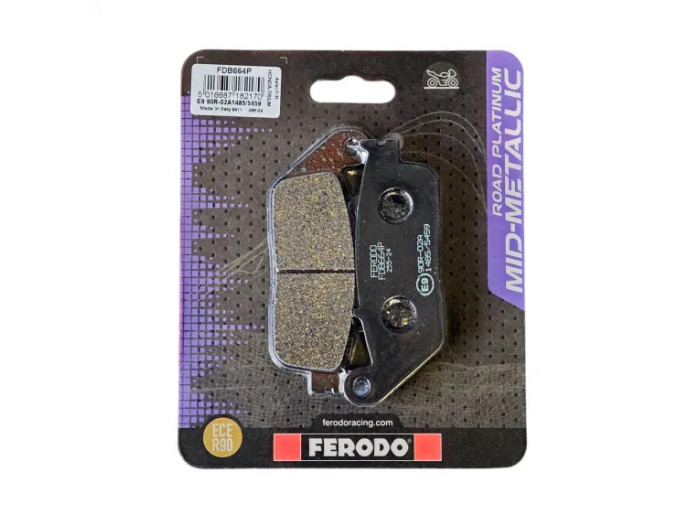ΤΑΚΑΚΙΑ ΣΕΤ ΕΜΠΡΟΣ ΤΡΟΧΟΥ FDB664 PLATINUM ΓΙΑ ΜΟΝΤΕΛΑ TRIUMPH (FERODO)