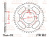 ΑΛΥΣΙΔΟΓΡΑΝΑΖΑ ΣΕΤ HONDA ASTREA GRAND 100 (1991-1998) (ΓΡ.14/36) ΚΑΙ (ΑΛ.428HDR/100SL)