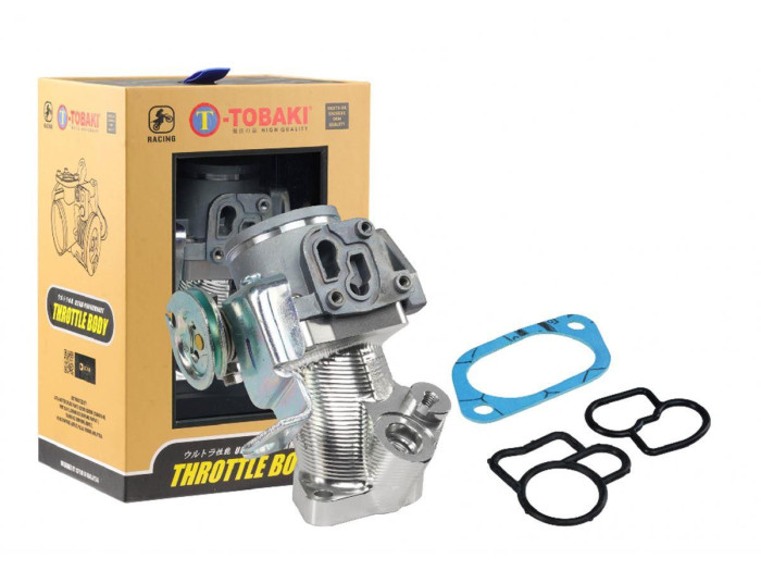 ΣΩΜΑ ΨΕΚΑΣΜΟΥ ΓΙΑ SYM VF-185 34MM ΜΕ CNC ΛΑΙΜΟ (TOBAKI)